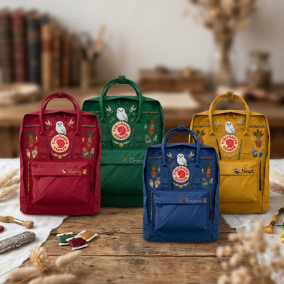 Harry Potter Fjallraven Kanken Hand-Embroidered Backpack