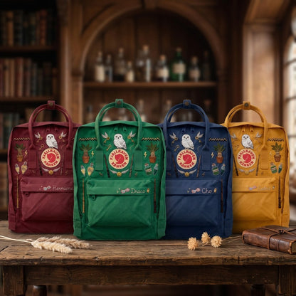 Harry Potter Fjallraven Kanken Hand-Embroidered Backpack