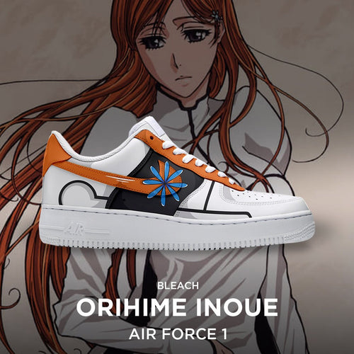 Orihime Inoue - Bleach AF1 Embossed Logo Sneakers - AZ26260806