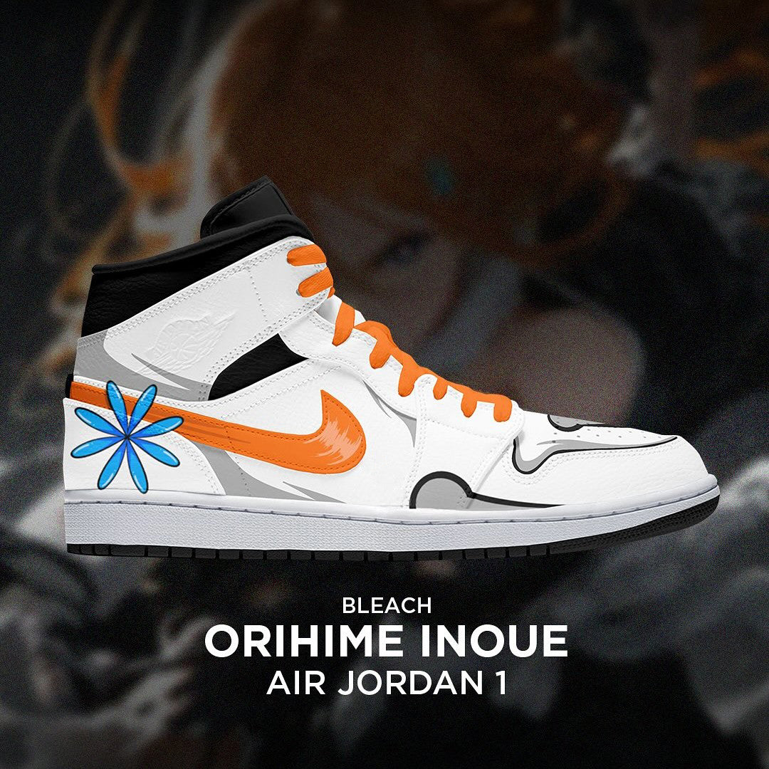 Orihime Inoue - Bleach AJ1 Embossed Logo Sneakers - AZ26150905