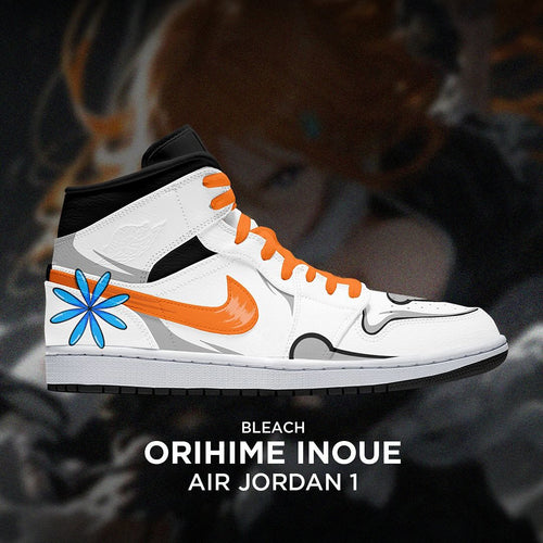 Orihime Inoue - Bleach AJ1 Embossed Logo Sneakers - AZ26150905