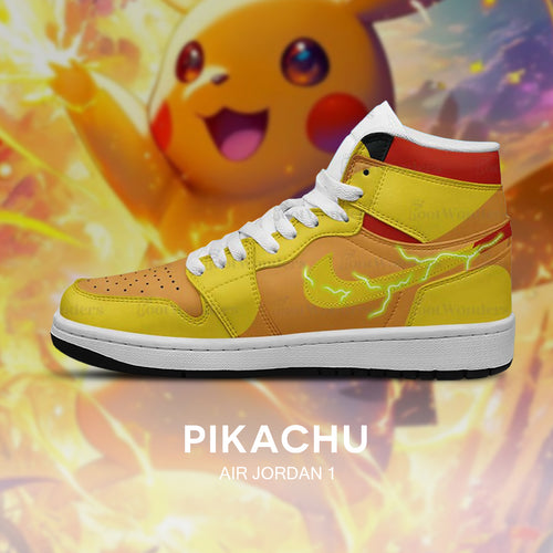 Pikachu - Baskets Pokémon AJ1 à Logo en Relief - AZ26100367