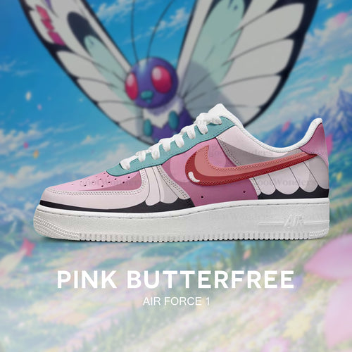 Rosa Smettbo - Pokémon AF1-Sneaker mit geprägtem Logo - AZ26100342