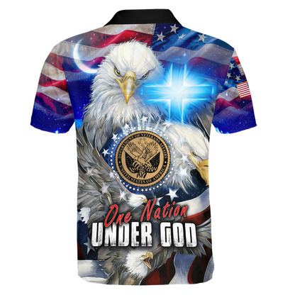 One nation under God- All Over Prints Hoodie Shirt