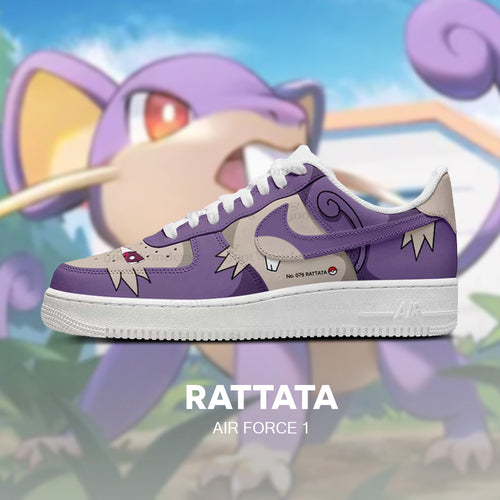 Rattfratz - Pokémon AF1-Sneaker mit geprägtem Logo - AZ26100346