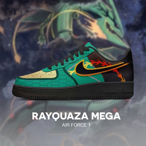 Mega-Rayquaza - Pokémon AF1-Sneaker mit geprägtem Logo - AZ26100347