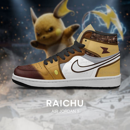 Raichu - Pokémon AJ1 Sneakers mit geprägtem Logo - AZ26100371