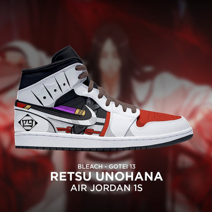 Retsu Unohana - Bleach AJ1 Embossed Logo Sneakers - AZ26150919