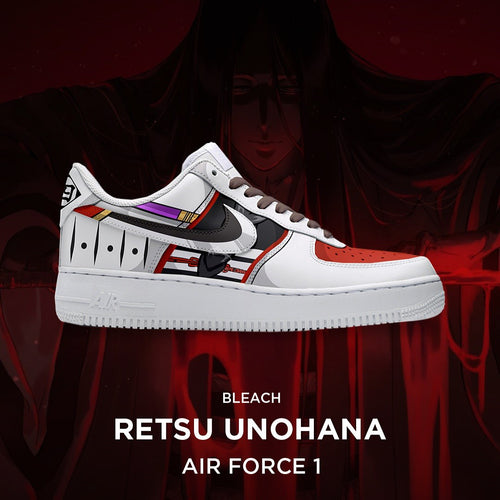 Retsu Unohana - Bleach AF1 Embossed Logo Sneakers - AZ26160928