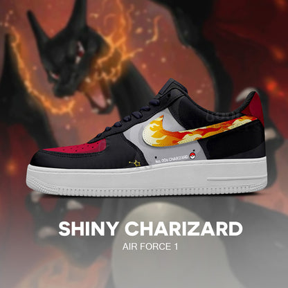 Shiny Charizard - Pokémon AF1 Embossed Logo Sneakers - WP8DOBJA