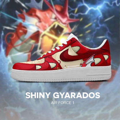 Shiny Gyarados - Pokémon AF1 Embossed Logo Sneakers - FX2OPMSP
