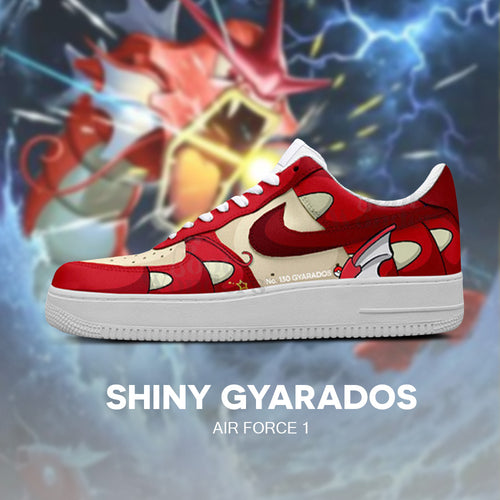 Shiny Gyarados - Pokémon AF1 Embossed Logo Sneakers - FX2OPMSP