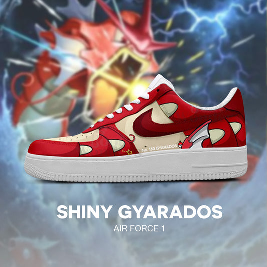 Gyarados Chromatique - Baskets Pokémon AF1 Logo en relief - FX2OPMSP