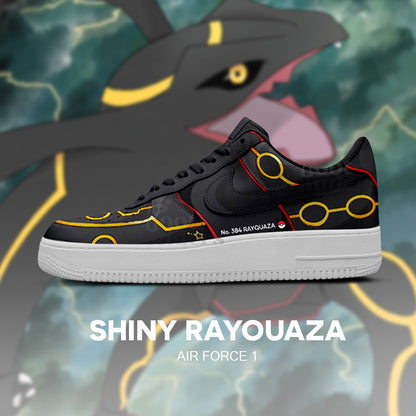 Schillerndes Rayquaza - Pokémon AF1 Sneakers mit geprägtem Logo - AZ26160901