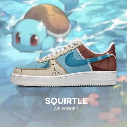 Schiggy - Pokémon AF1 Sneakers mit geprägtem Logo - AZ26100350