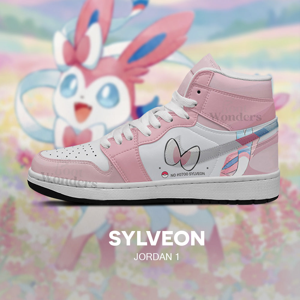 Sylveon - Pokémon AJ1 Embossed Logo Sneakers - QJHYX7JZ
