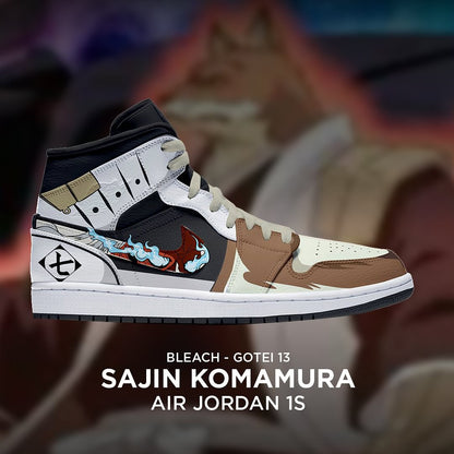 Sajin Komamura - Bleach AJ1 Embossed Logo Sneakers - AZ26150915