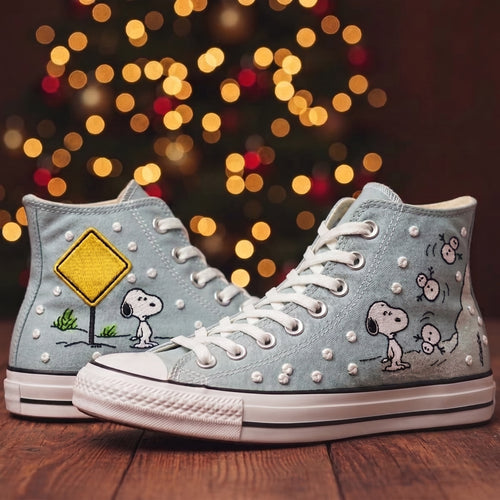 Converse Chuck Taylor 1970 brodé main Snoopy - All Star Classic - AZ26280704
