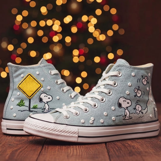 Converse Chuck Taylor 1970 brodé main Snoopy - All Star Classic - AZ26280704