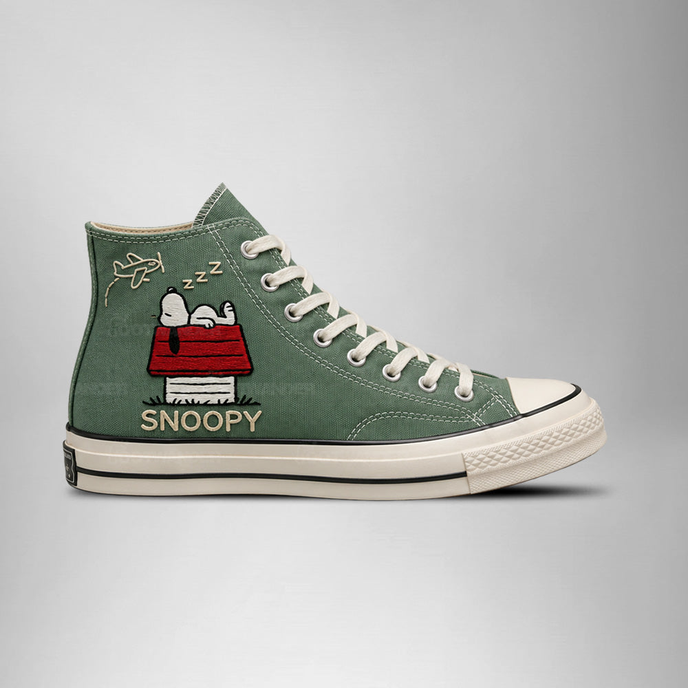 Snoopy Hand-Embroidered Converse Chuck Taylor 1970s - All Star Classic - AZ26150714