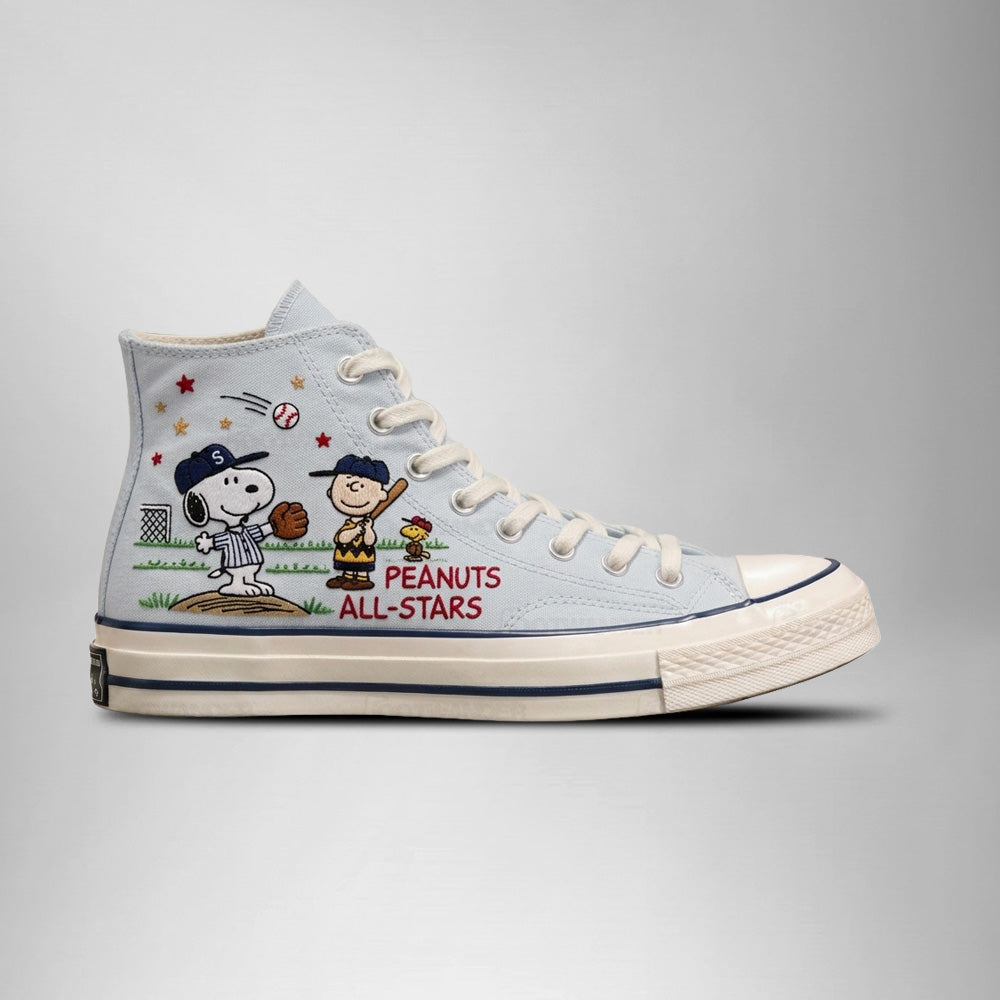 Snoopy Hand-Embroidered Converse Chuck Taylor 1970s - All Star Classic