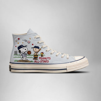 Snoopy Hand-Embroidered Converse Chuck Taylor 1970s - All Star Classic