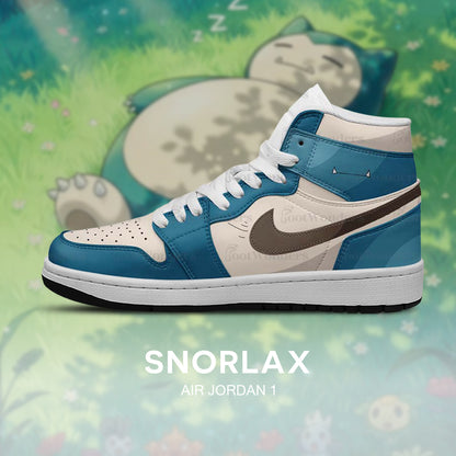Snorlax - Pokémon AJ1 Sneakers mit geprägtem Logo - AZ26100375