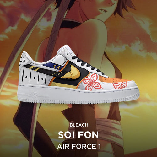 Yhwach - Baskets Bleach AF1 Logo en relief - AZ26260808