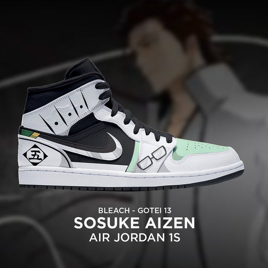 Sosuke Aizen - Bleach AJ1 Sneaker mit geprägtem Logo - AZ26150918