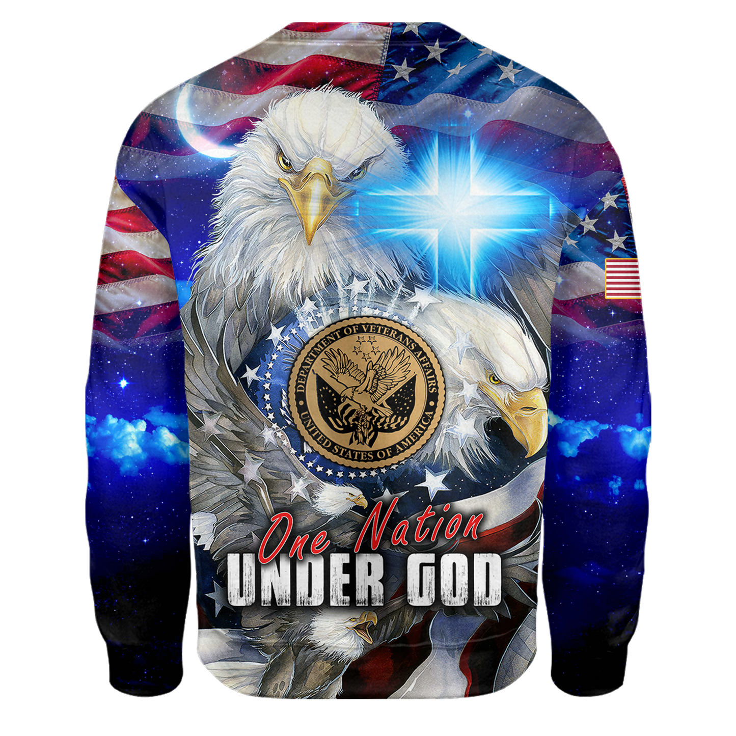 One nation under God- All Over Prints Hoodie Shirt