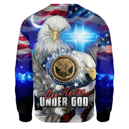 One nation under God- All Over Prints Hoodie Shirt