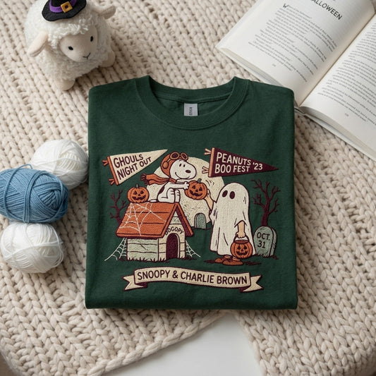 Custom Embroidered Snoopy T-Shirt, Sweatshirt, Hoodie