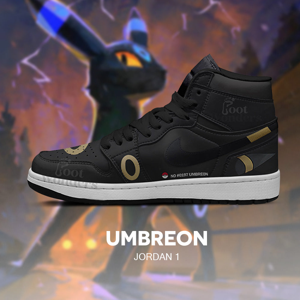 Umbreon - Pokémon AJ1 Embossed Logo Sneakers - NPA0VBE5
