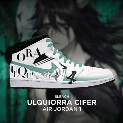 Ulquiorra Cifer - Bleach AJ1 Embossed Logo Sneakers - AZ26150907