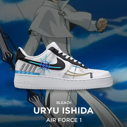 Uryu Ishida - Bleach AF1 Embossed Logo Sneakers - AZ26260804