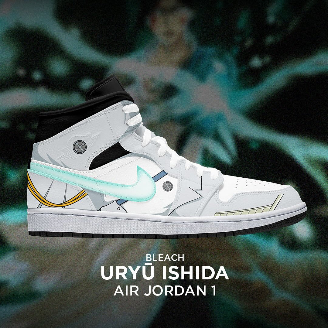 Uryu Ishida - Bleach AJ1 Embossed Logo Sneakers - AZ26150908