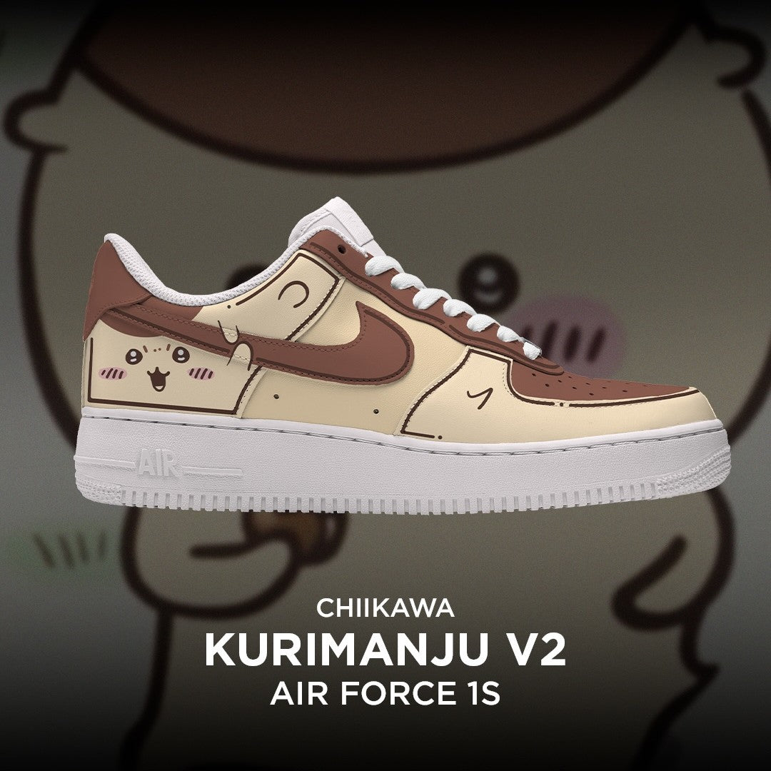 Kurimanju V2 - Chiikawa AF1 Embossed Logo Sneakers - AZ26180910