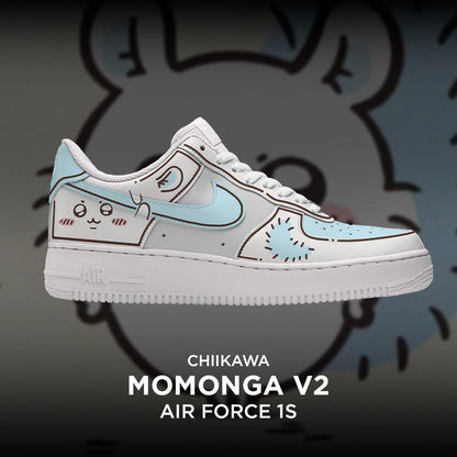 Momonga V2 - Chiikawa AF1 Embossed Logo Sneakers - AZ26180911