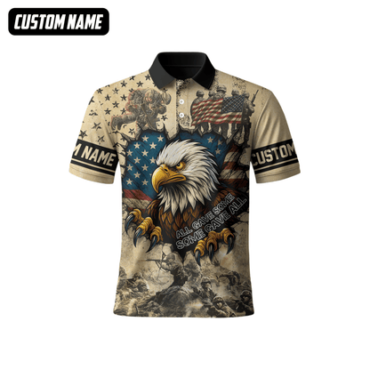 U.S. Veteran Hoodie – All Gave Some Some Gave All, Eagle with American Flag Zip Up, easychoo.com