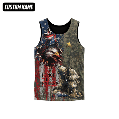 U.S. Veteran Hoodie – Freedom Isn’t Free, Eagle & American Flag Soldiers Design, easychoo.com