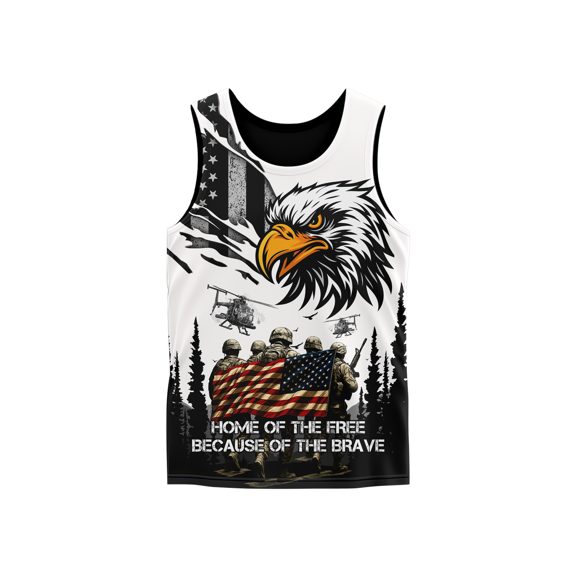 U.S. Veteran Hoodie – Home of the Free Because of the Brave, American Eagle Zip Up, easychoo.com