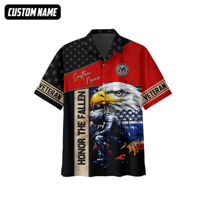 Veteran Hoodie – American Eagle Honor The Fallen Zip Up Sweatshirt