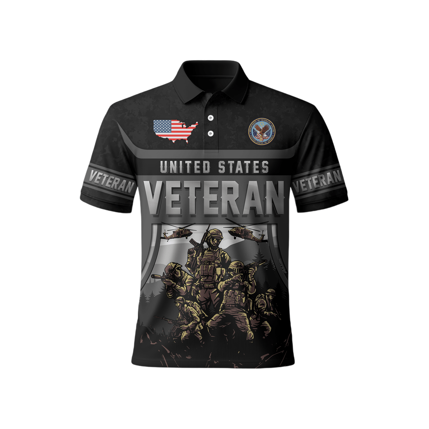 United States Veteran Hoodie – Military Soldier Zip Up Sweatshirt