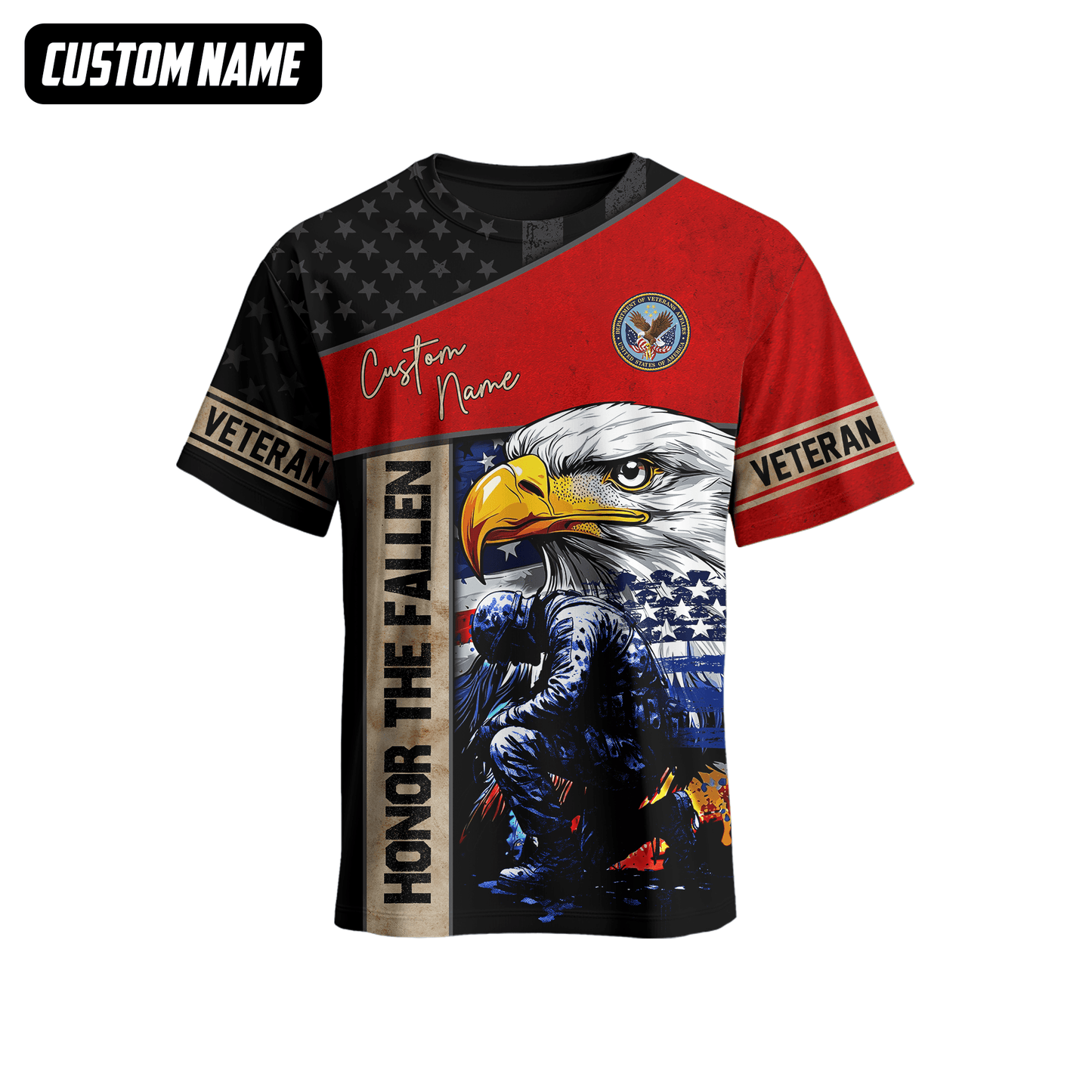 Veteran Hoodie – American Eagle Honor The Fallen Zip Up Sweatshirt