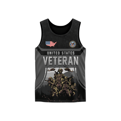 United States Veteran Hoodie – Military Soldier Zip Up Sweatshirt