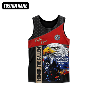 Veteran Hoodie – American Eagle Honor The Fallen Zip Up Sweatshirt