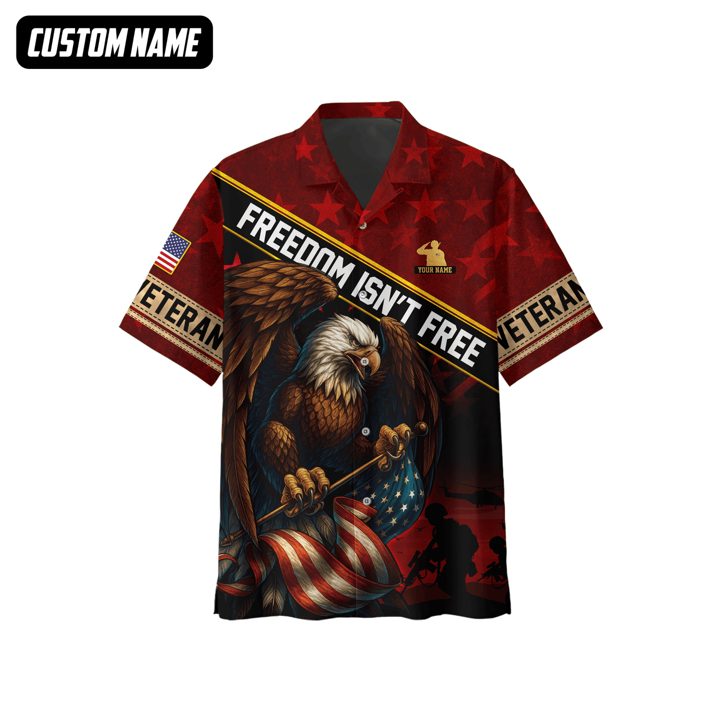 U.S. Veteran Hoodie – Freedom Isn’t Free Patriotic Sweatshirt
