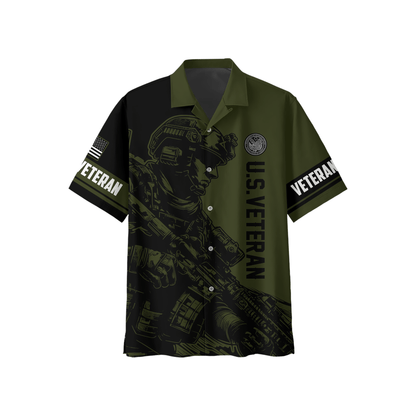 U.S. Veteran Hoodie – Tactical Soldier Military Pride Zip Up