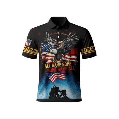 U.S. Veteran Hoodie – All Gave Some Some Gave All Patriotic Zip Up