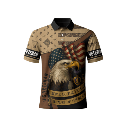 U.S. Veteran Hoodie – Patriotic Eagle Flag Military Pride Zip Up